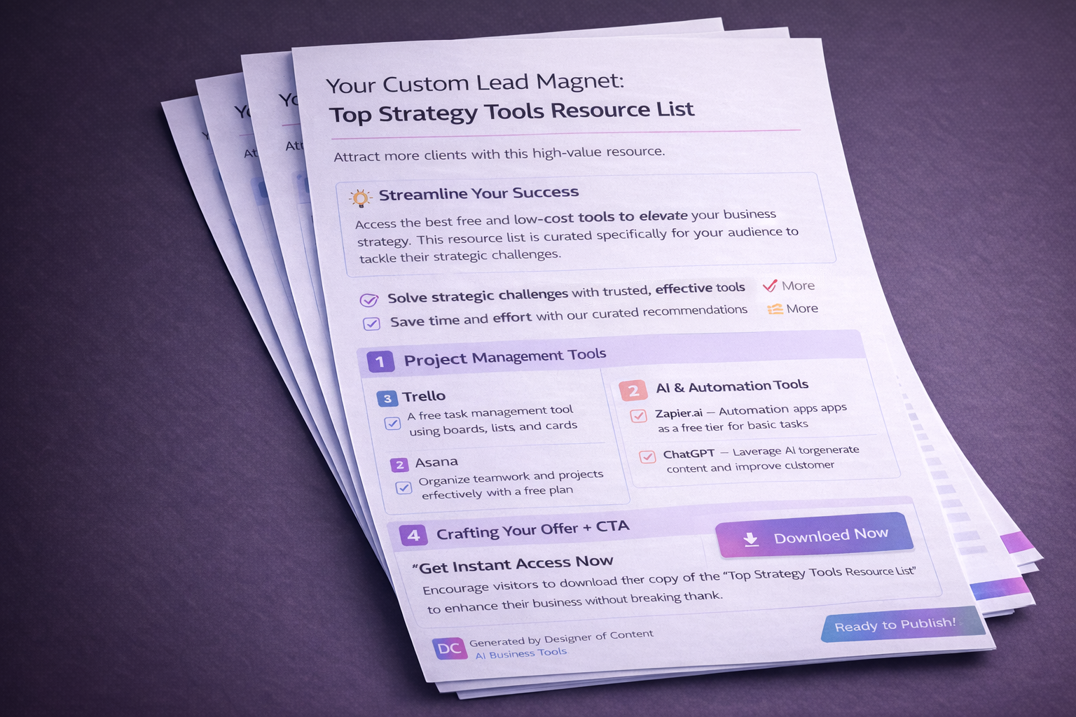 Resource List Example