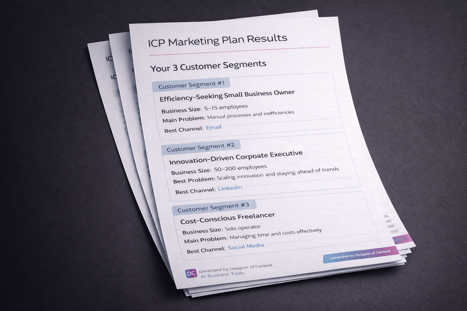 Marketing Plan Example