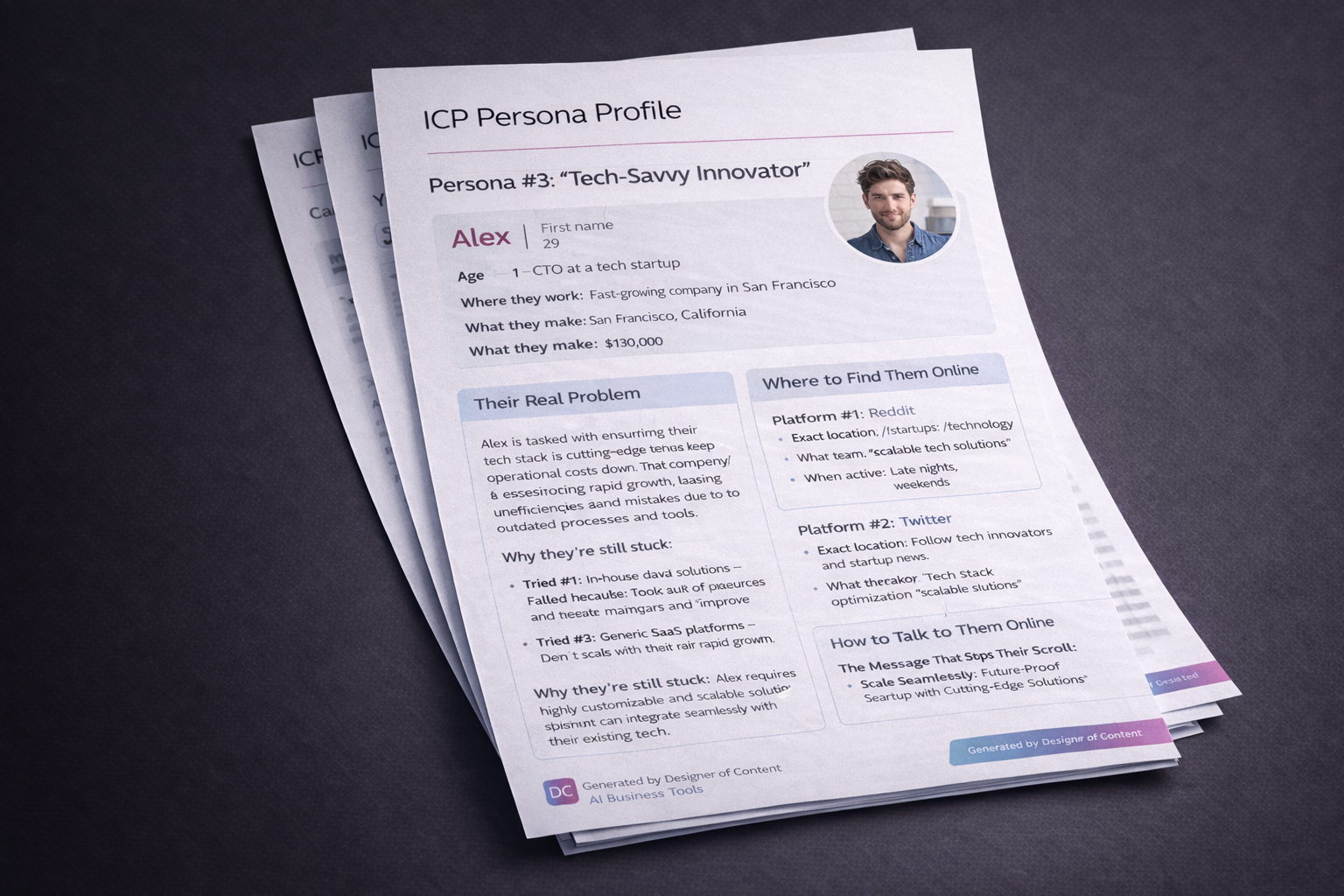 Ideal Client Persona Example